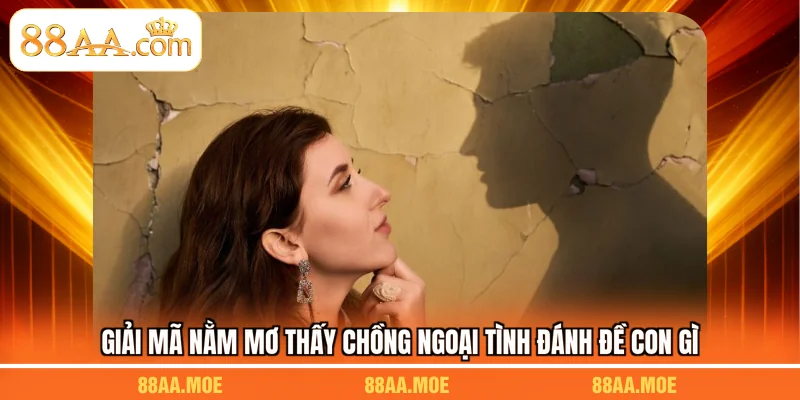 Giải mã nằm mơ thấy chồng ngoại tình đánh đề con gì