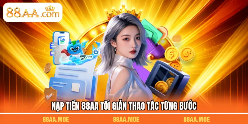 Nạp tiền 88AA tối giản thao tác từng bước