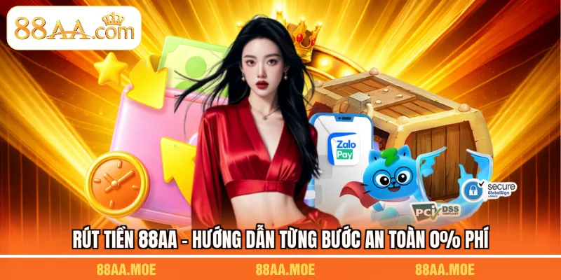 Rút Tiền 88AA - Hướng Dẫn Từng Bước An Toàn 0% Phí